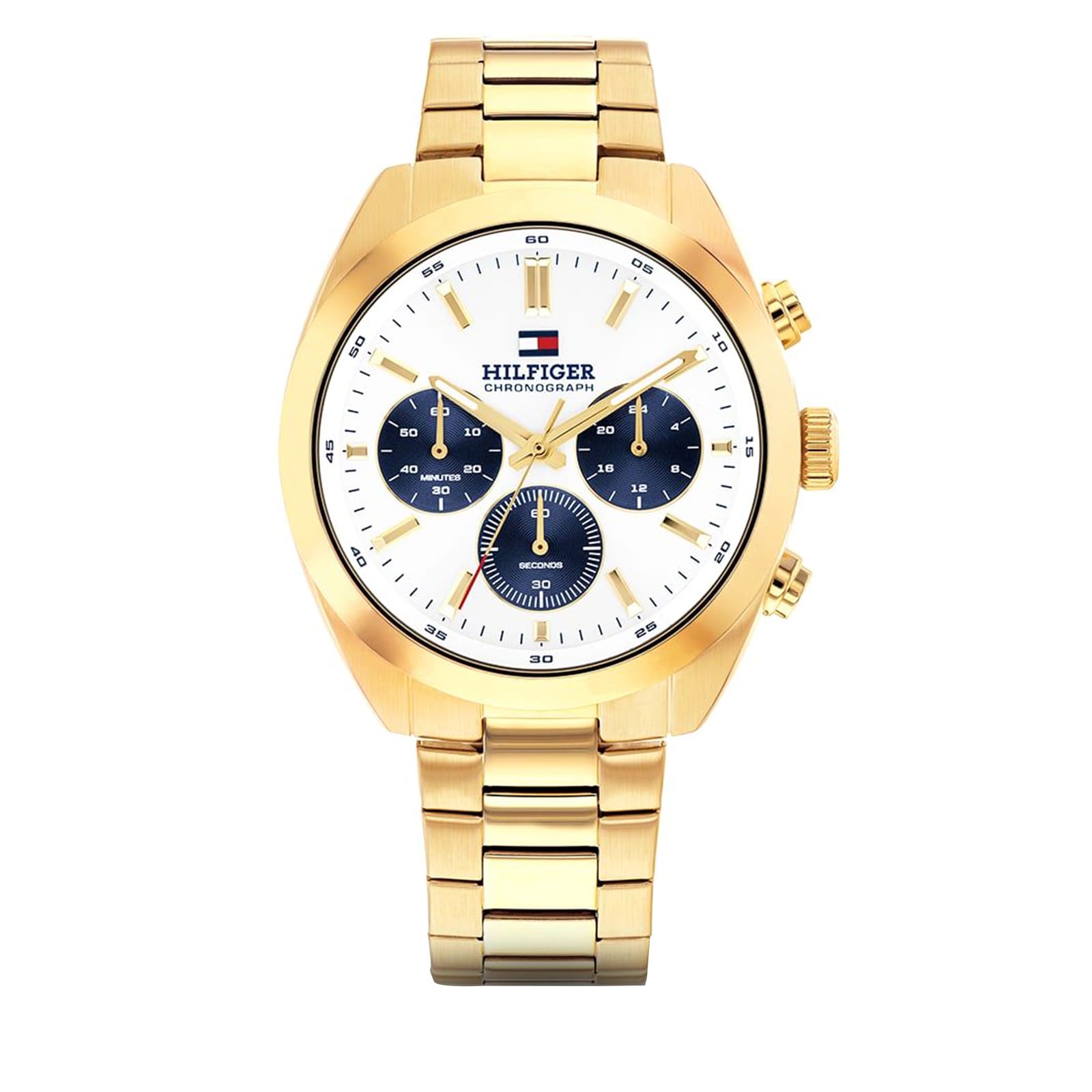 Tommy Hilfiger Hudson Stainless Steel White Dial Mens Watch