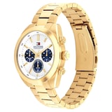 Tommy Hilfiger Hudson Stainless Steel White Dial Mens Watch