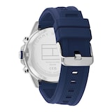 Tommy Hilfiger Lars Rubber Strap Blue Dial Mens Watch