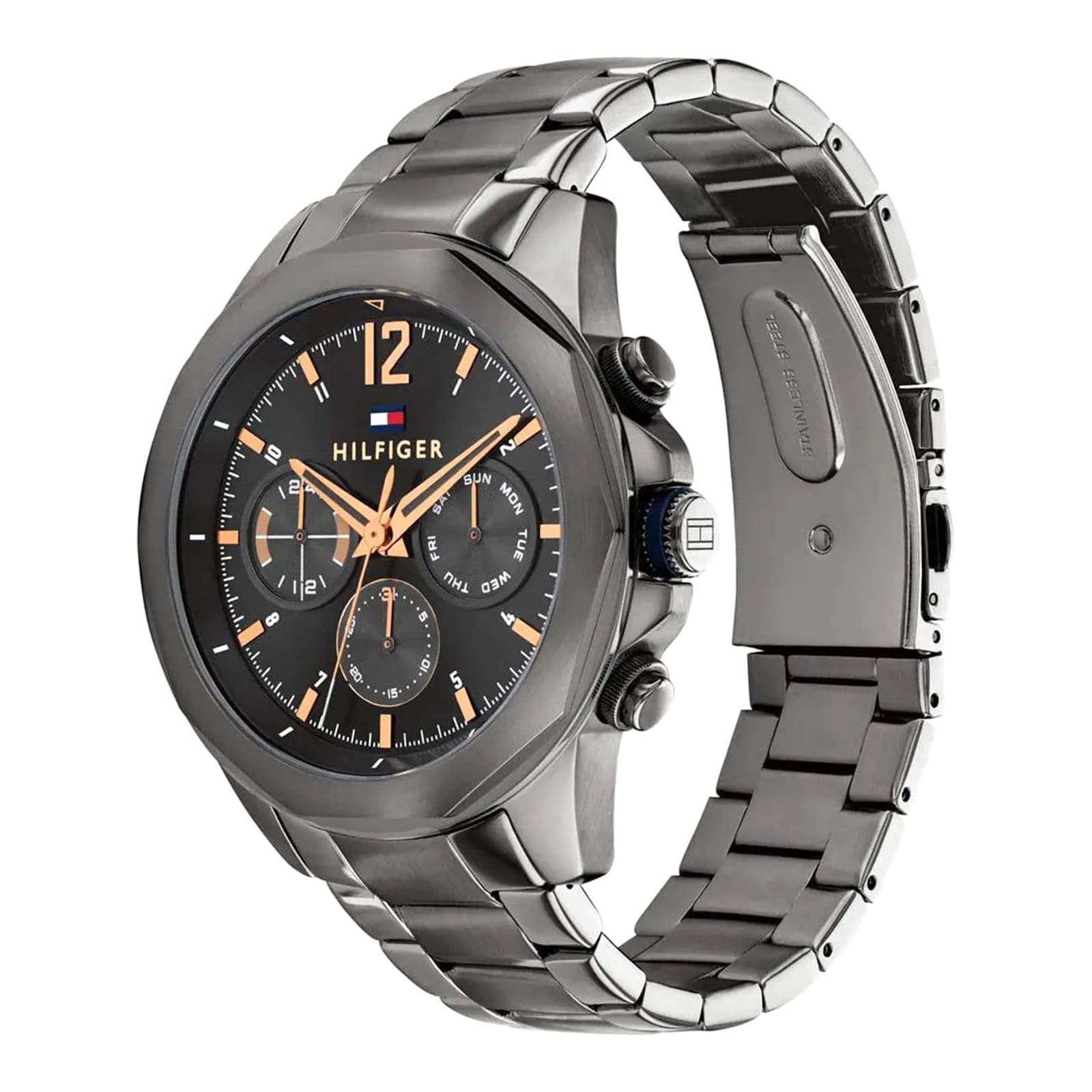 Tommy Hilfiger Lars Stainless Steel Grey Dial Mens Watch