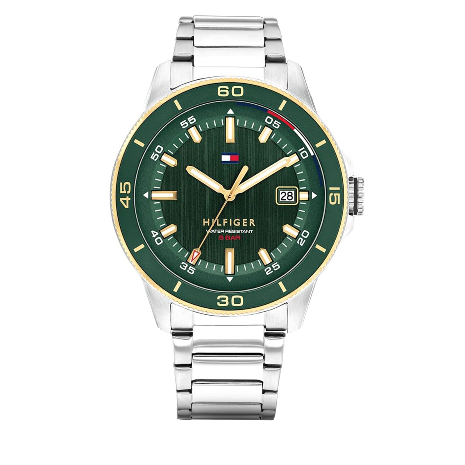 Tommy Hilfiger Remy Green Dial Mens Watch