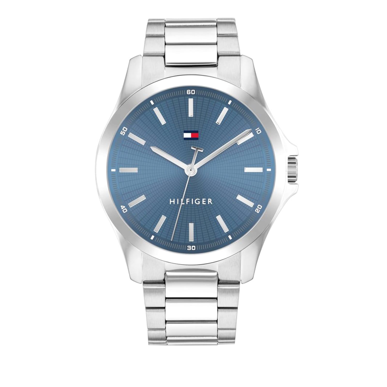 Tommy Hilfiger Bruce Stainless Steel Blue Dial Mens Watch