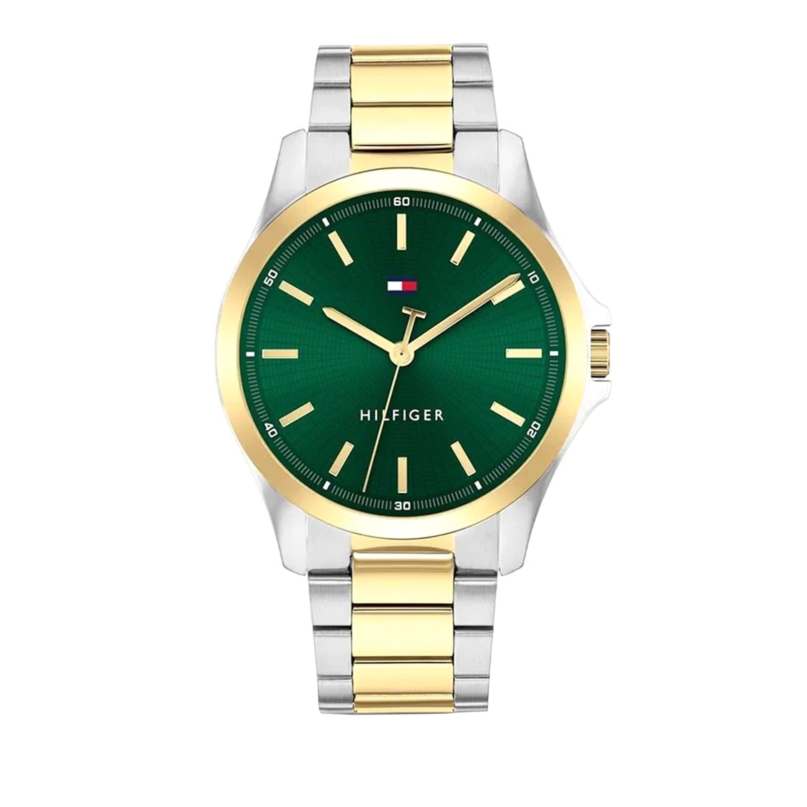 Tommy Hilfiger Bruce Bicolour Green Dial Mens Watch