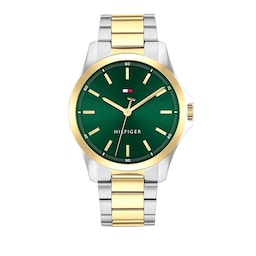 17280276 - Bruce Bicolour Green Dial Mens Watch