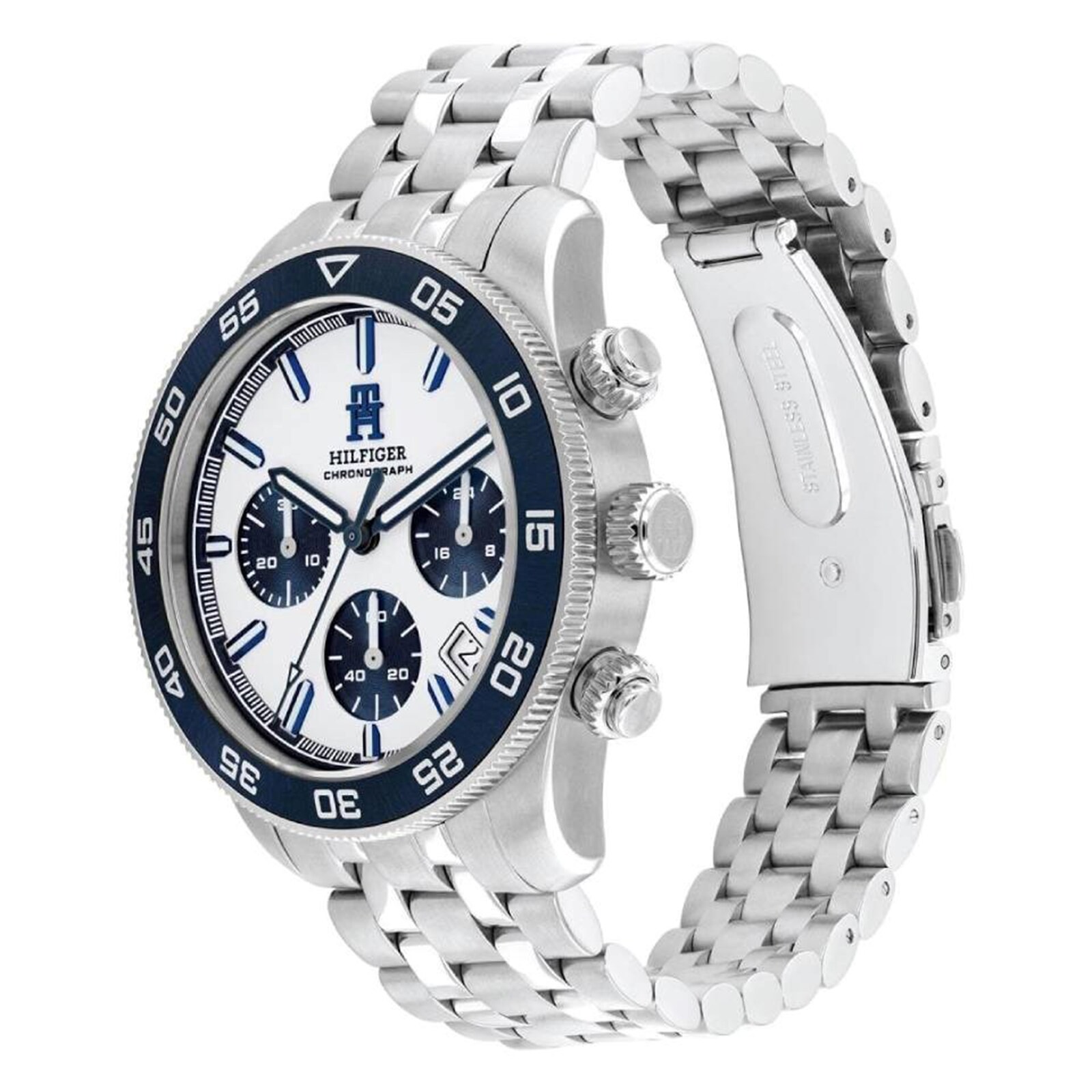 Tommy Hilfiger TH85 Chrono White Dial Mens Watch