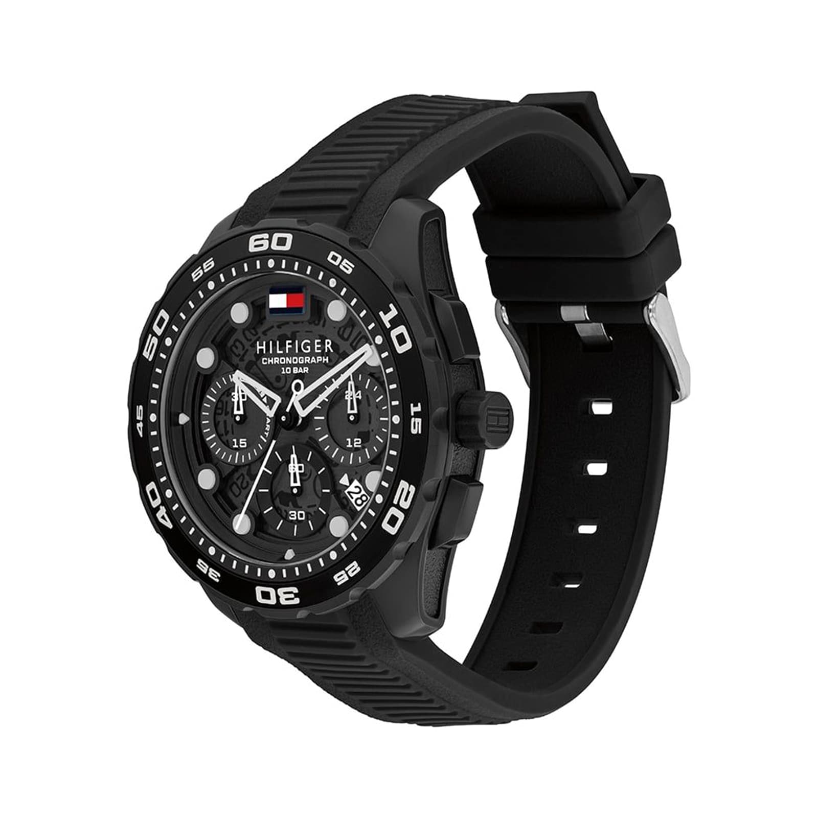 Tommy Hilfiger TH-Regatta Black Dial Mens Watch
