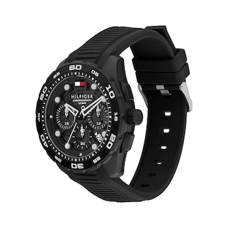 Tommy Hilfiger TH-Regatta Black Dial Mens Watch