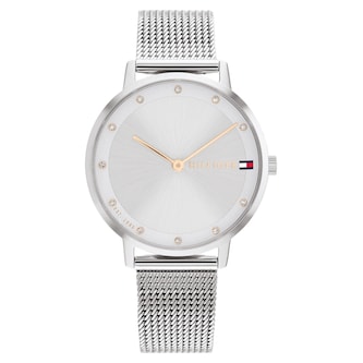 Tommy Hilfiger Pippa Stainless Steel Silver Dial Ladies Watch