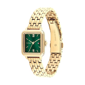 Tommy Hilfiger Mia Stainless Steel Green Dial Ladies Watch