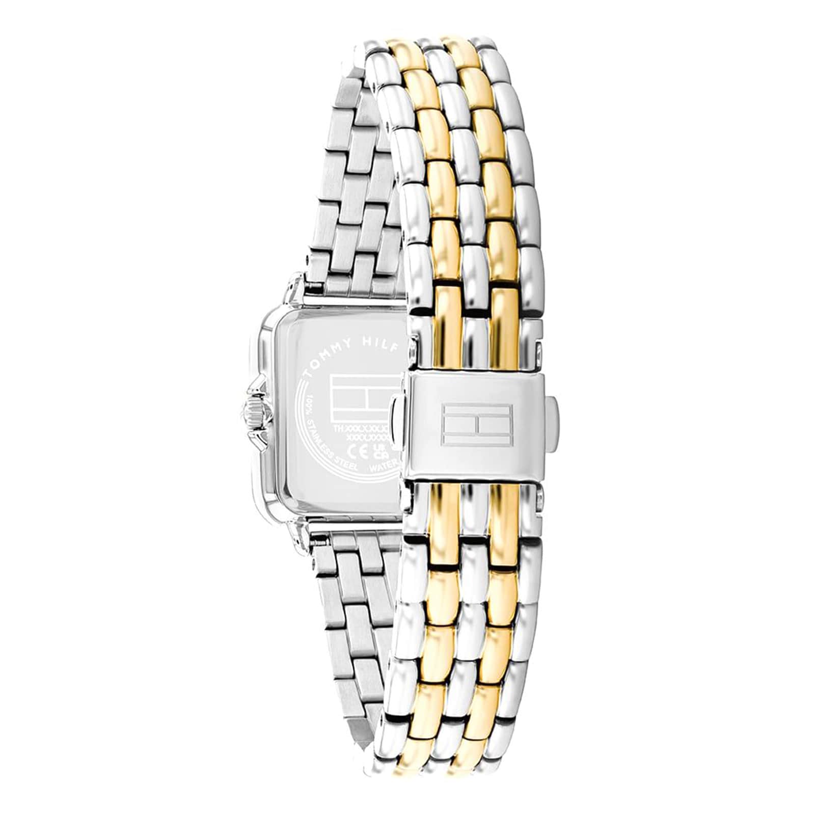 Tommy Hilfiger Bicolour Silver Dial Ladies Watch Tommy Hilfiger Bicolour Silver Dial Ladies Watch