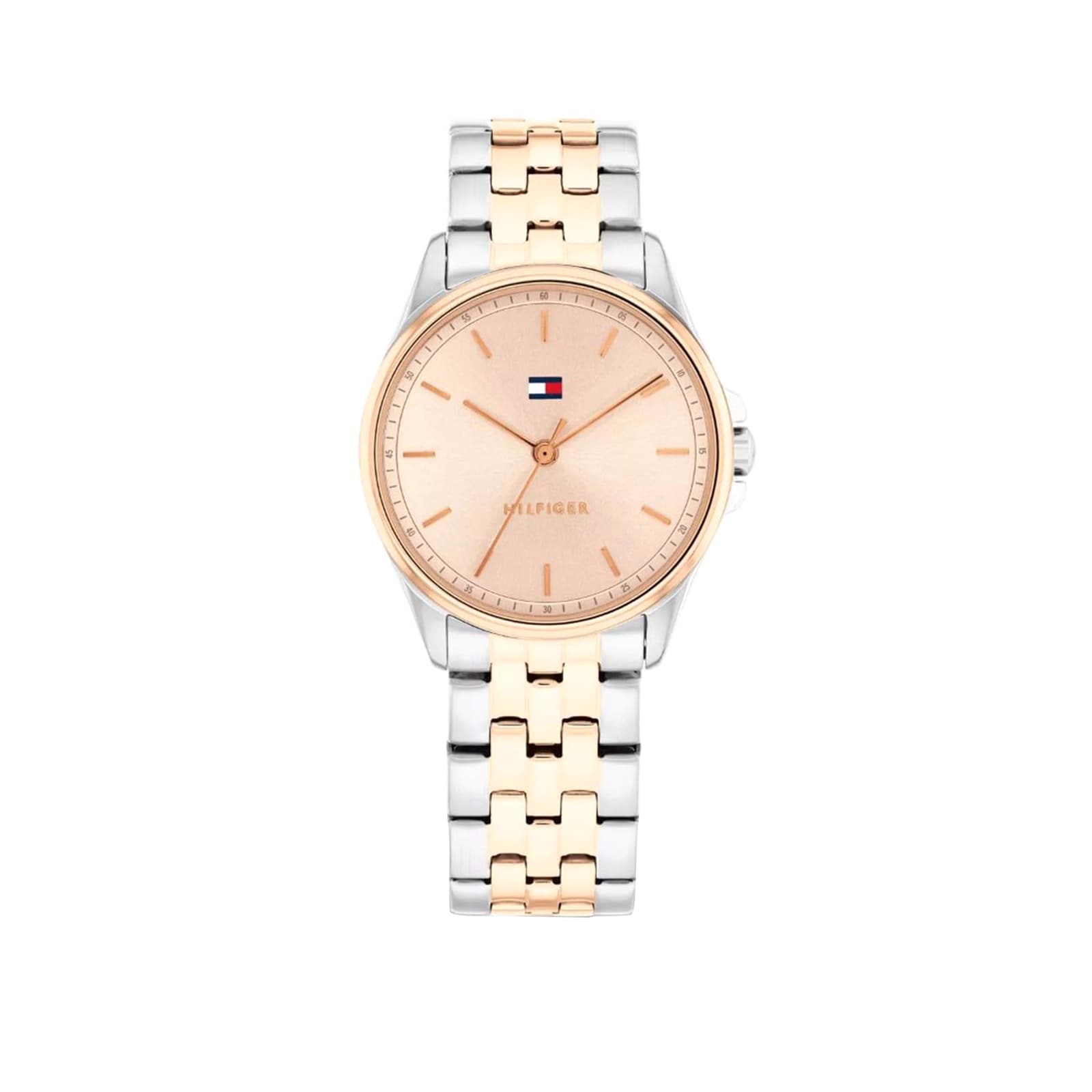 Tommy Hilfiger Jade Rose Gold Bicolour Pink Dial Ladies Watch