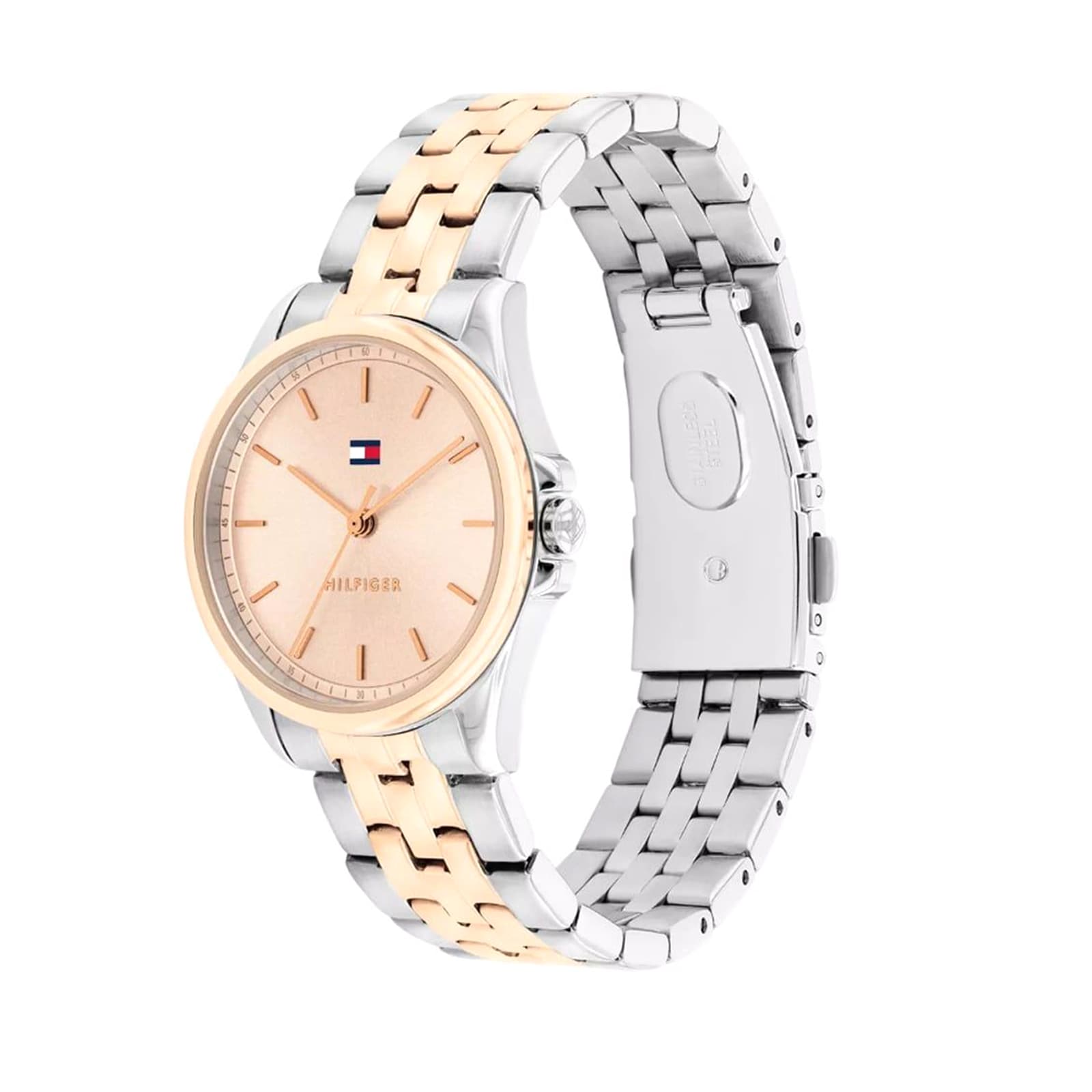 Tommy Hilfiger Jade Rose Gold Bicolour Pink Dial Ladies Watch