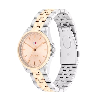 Tommy Hilfiger Jade Rose Gold Bicolour Pink Dial Ladies Watch