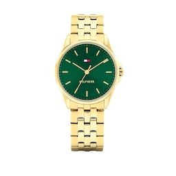 17280290 - Jade Stainless Steel Green Dial Ladies Watch
