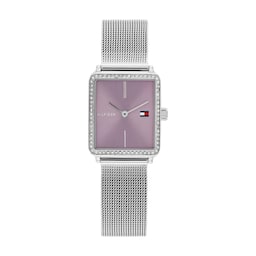 17280293 - Tea Stainless Steel Purple Dial Ladies Watch
