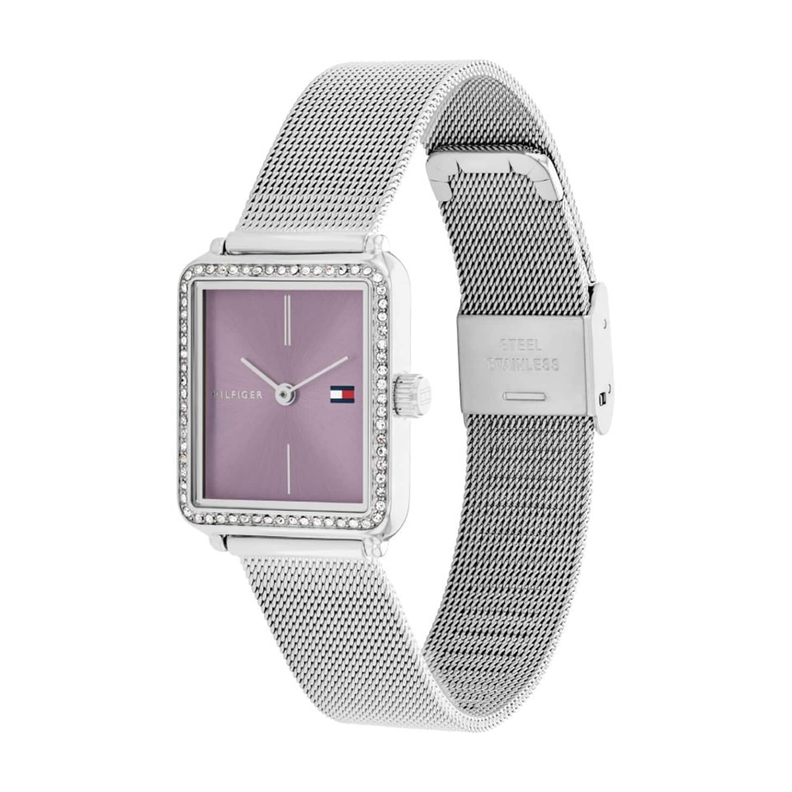 Tommy Hilfiger Tea Stainless Steel Purple Dial Ladies Watch