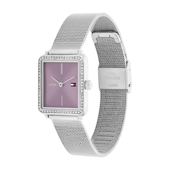 Tommy Hilfiger Tea Stainless Steel Purple Dial Ladies Watch