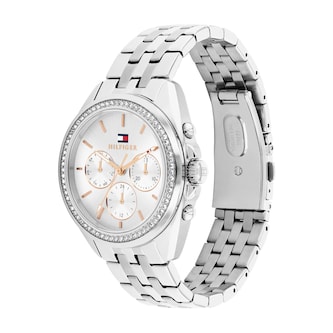 Tommy Hilfiger Mellie Stainless Steel White Dial Ladies Watch