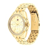 Tommy Hilfiger Mellie Stainless Steel Gold Dial Ladies Watch