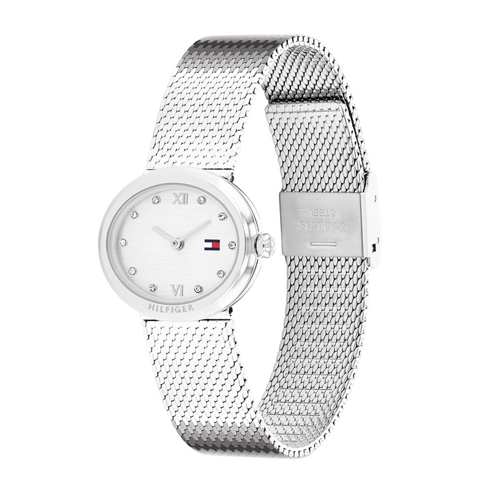 Tommy Hilfiger Moira Stainless Steel Silver Dial Ladies Watch
