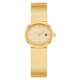 Tommy Hilfiger Moira Stainless Steel Gold Dial Ladies Watch