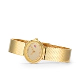 Tommy Hilfiger Moira Stainless Steel Gold Dial Ladies Watch