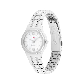 Tommy Hilfiger Mackenzie Stainless Steel Silver Dial Ladies Watch