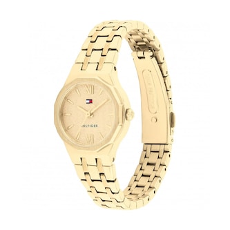 Tommy Hilfiger Mackenzie Gold Tone Octagonal Dial 25mm Ladies Watch