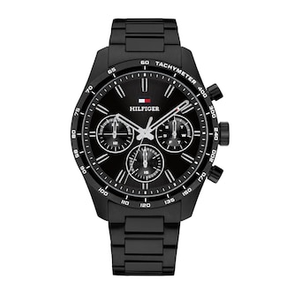 Tommy Hilfiger 42mm Mens Watch Black