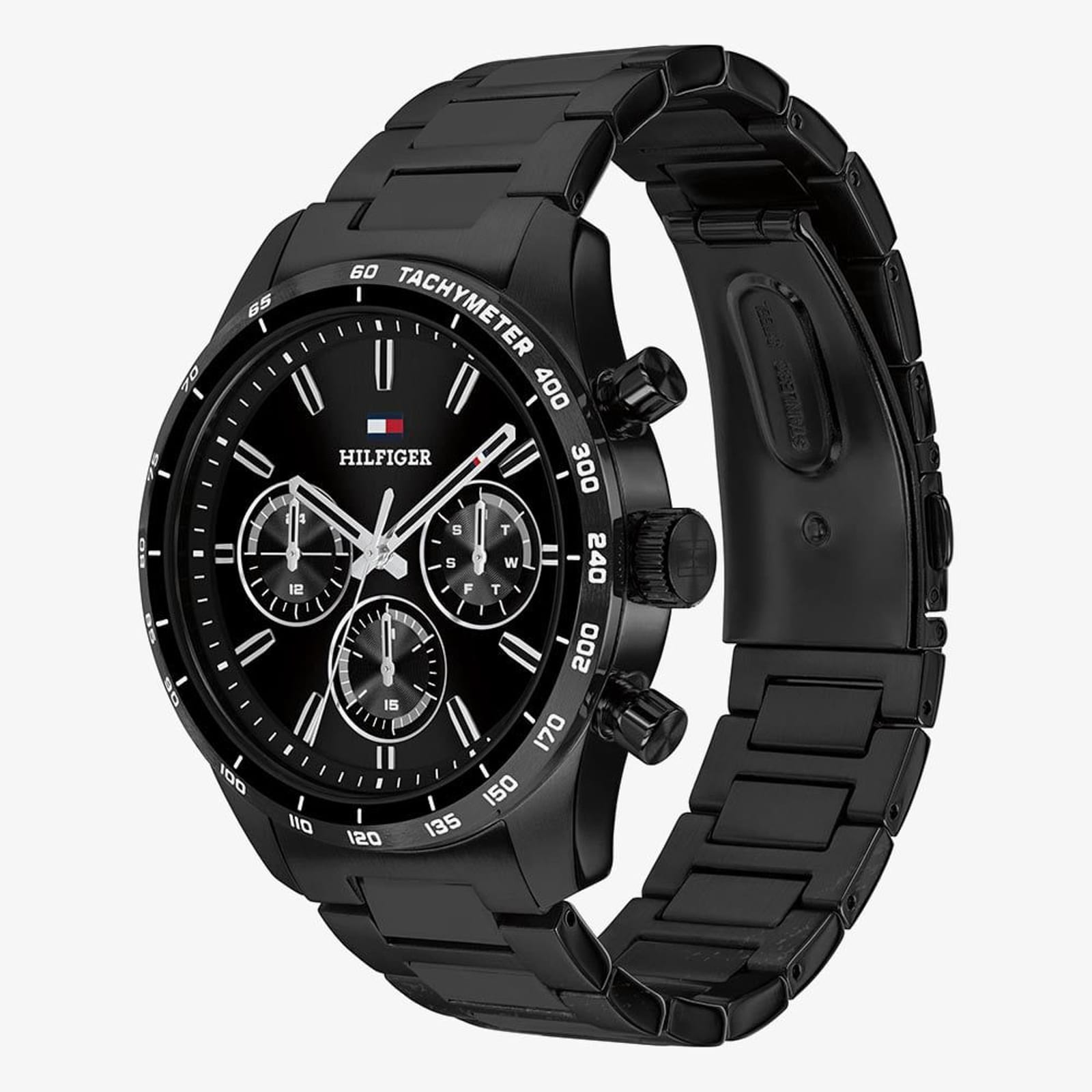 Tommy Hilfiger 42mm Mens Watch Black Tommy Hilfiger 42mm Mens Watch Black