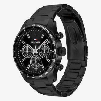 Tommy Hilfiger 42mm Mens Watch Black