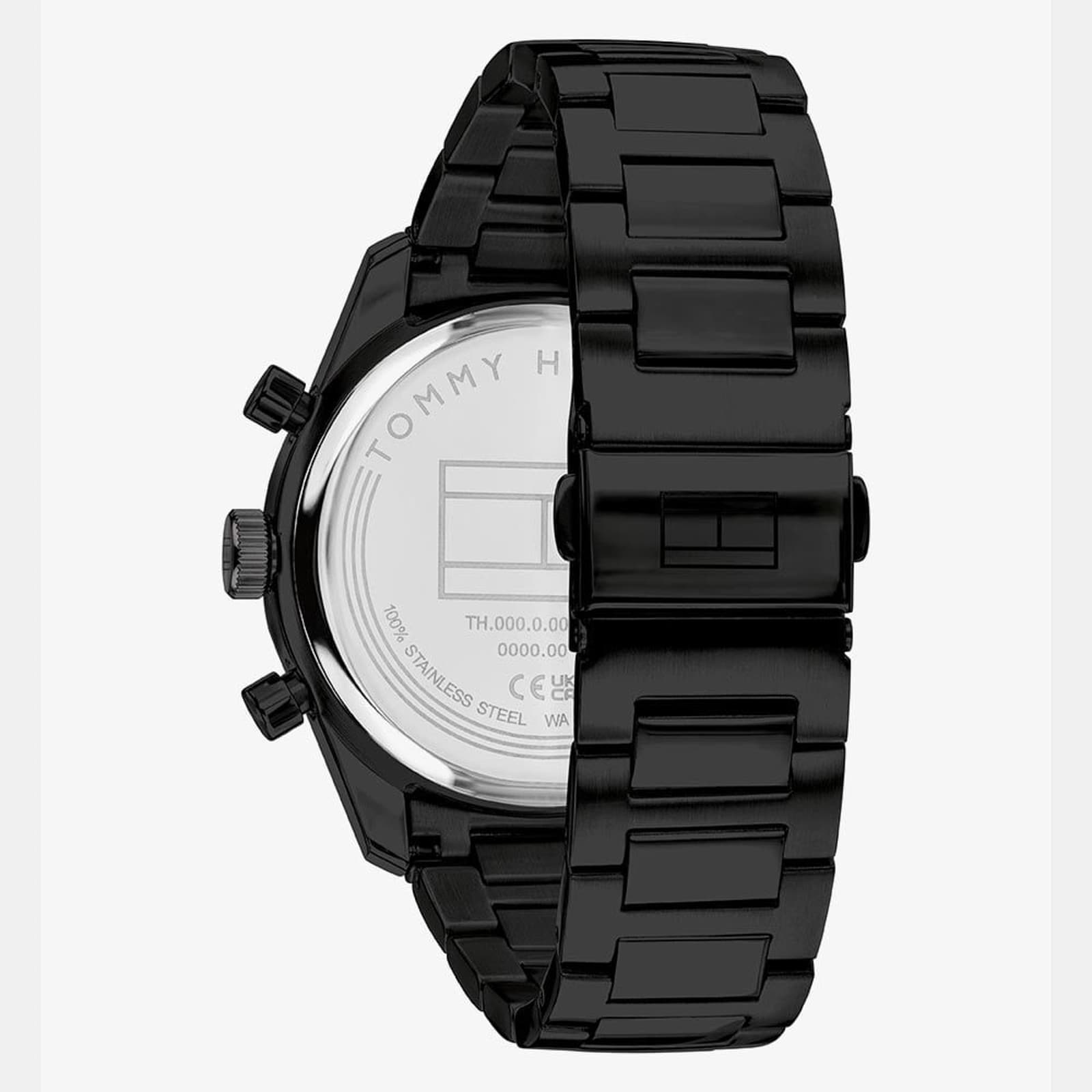 Tommy Hilfiger 42mm Mens Watch Black Tommy Hilfiger 42mm Mens Watch Black