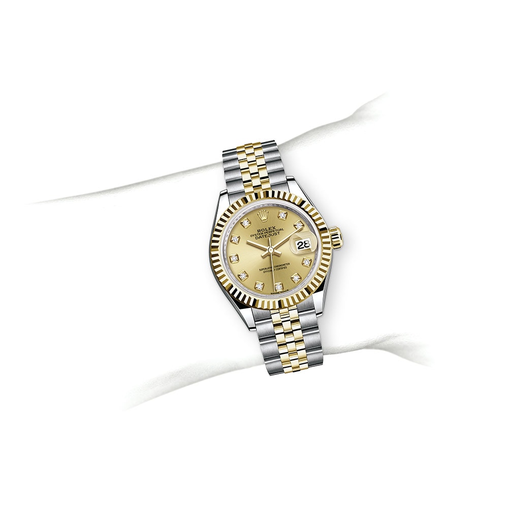 lady datejust 28 gold