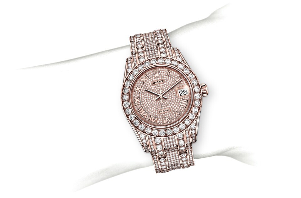 rolex pearlmaster 34 rose gold price