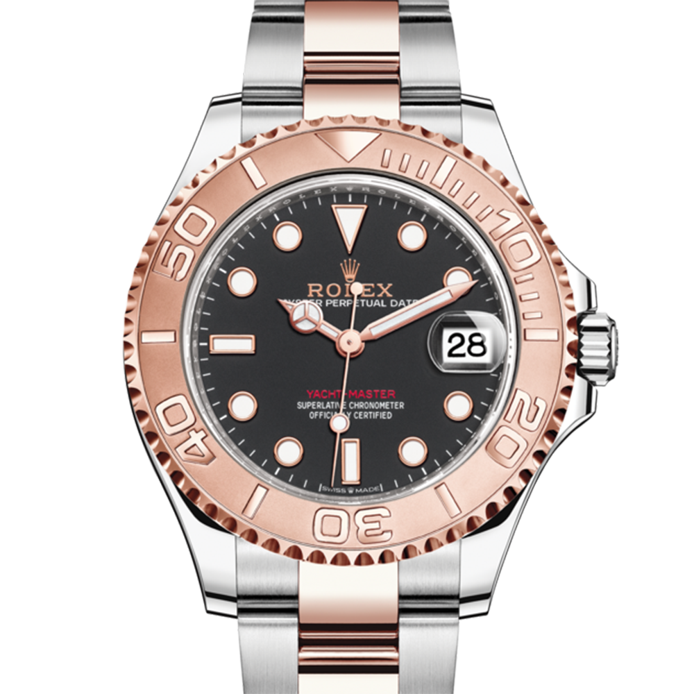 yacht master 37mm rose gold