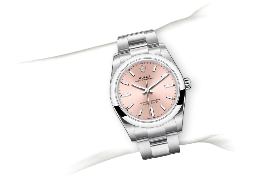 rolex op 34 pink