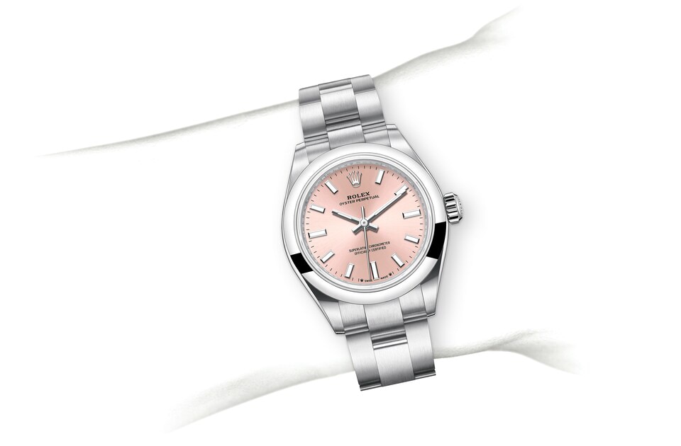 rolex oyster perpetual 28 pink