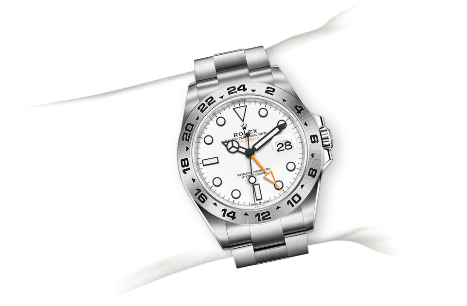 Rolex explorer 2 online white dial