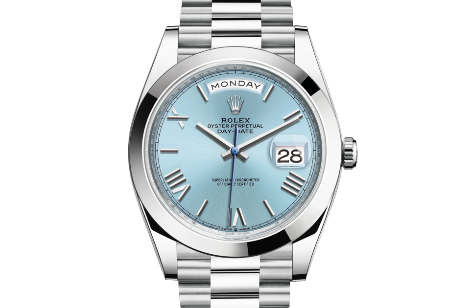 blue day date rolex