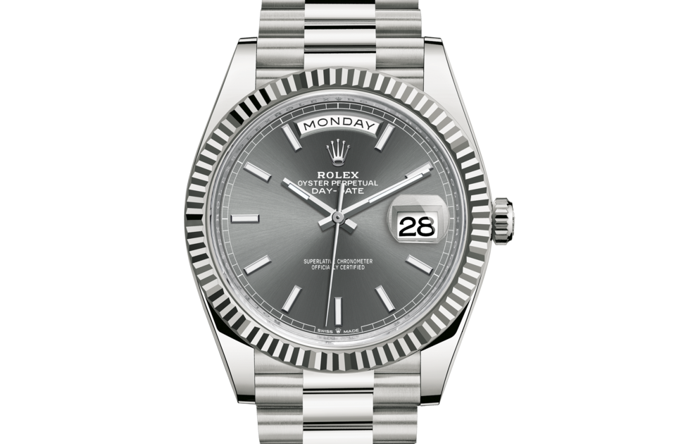 rolex day date grey