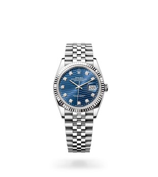 Rolex Datejust 36 in Oyster 36 mm Oystersteel and white gold