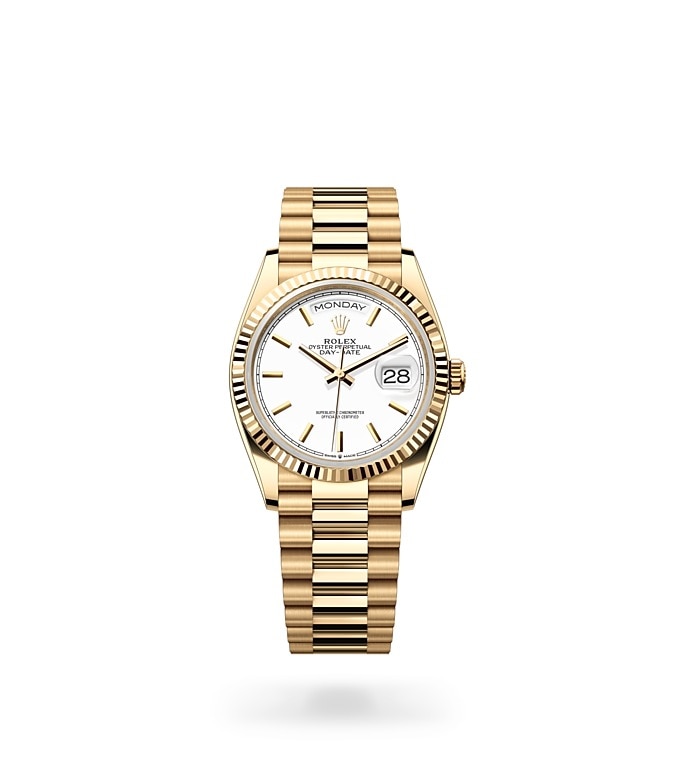 Mens white gold online rolex