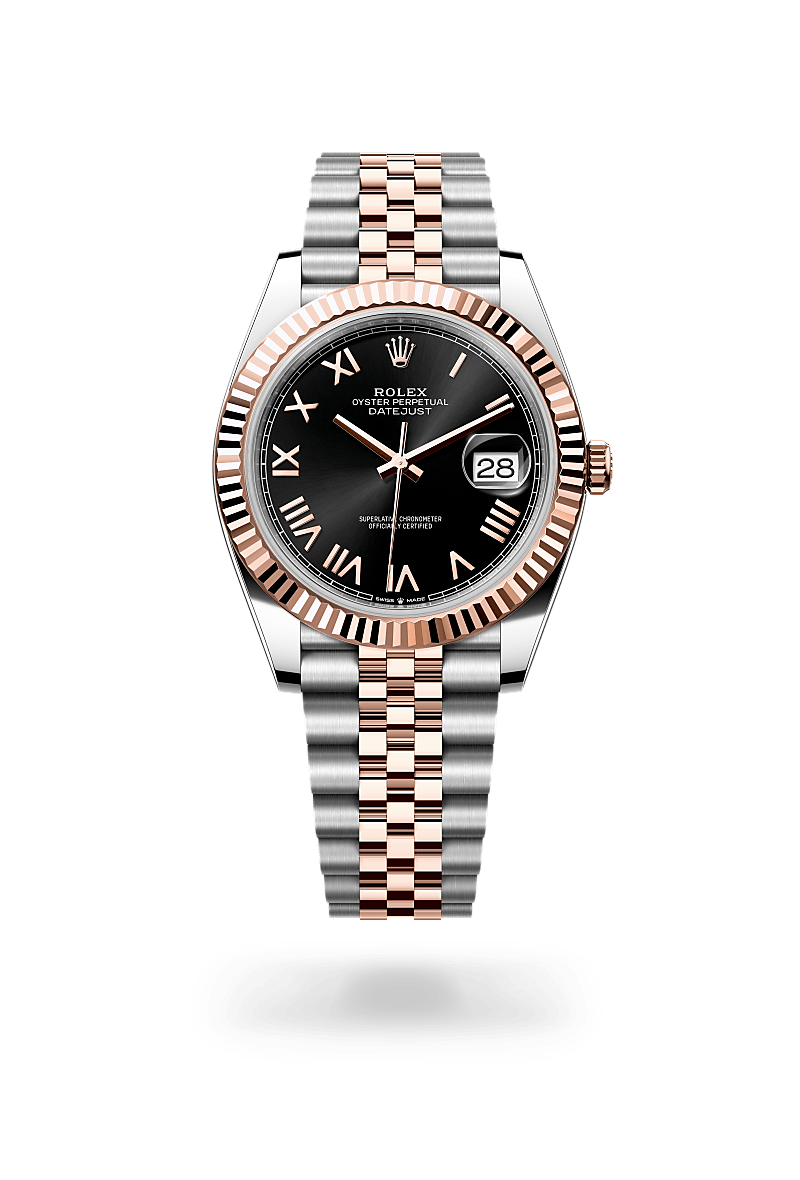 Rolex Datejust 41 in Oyster, 41 mm, Oystersteel and Everose gold