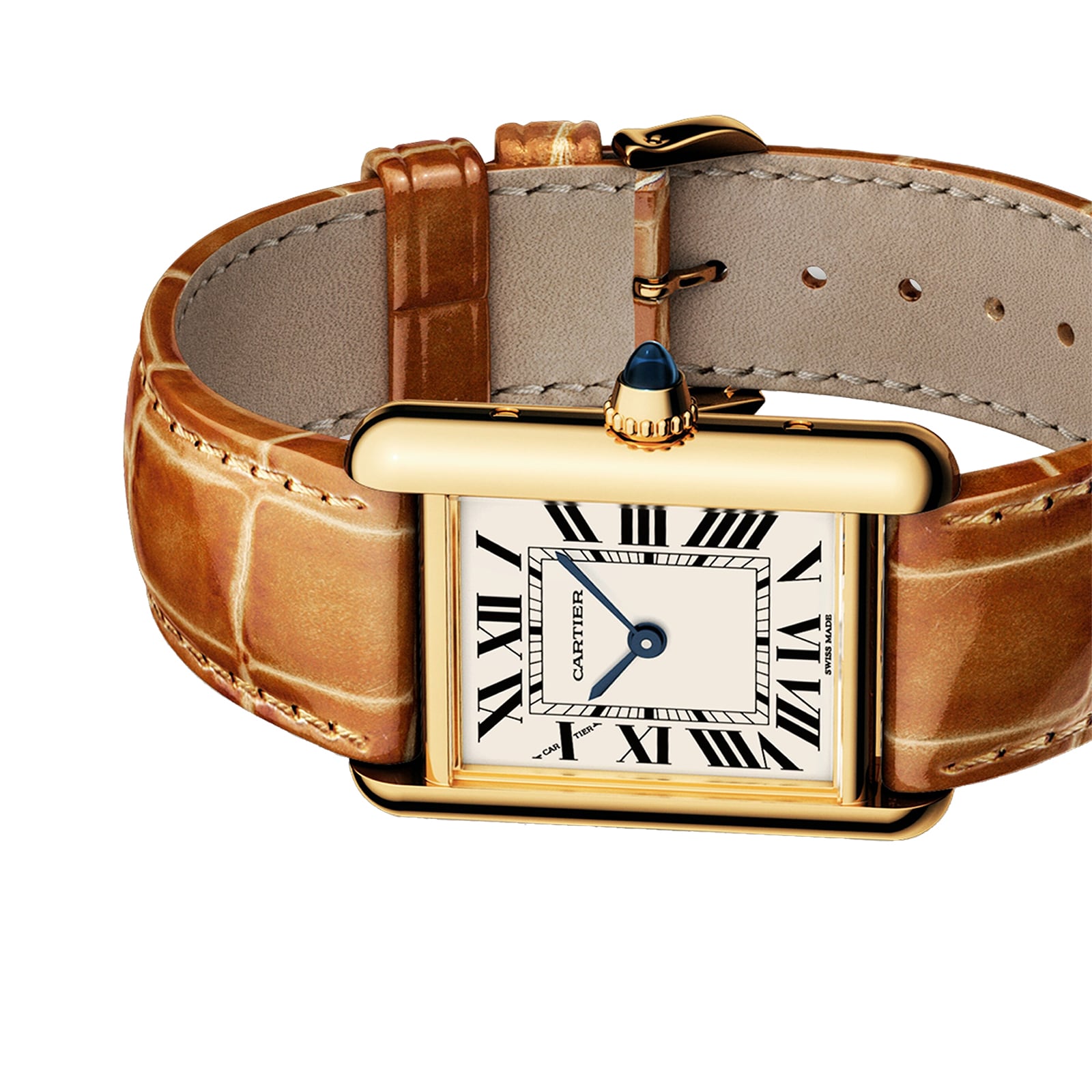Cartier Tank Louis Cartier Watch Small Model, Quartz Movement, Yellow Gold, Leather Cartier Tank Louis Cartier Watch Small Model, Quartz Movement, Yellow Gold, Leather