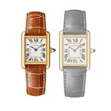 Cartier Tank Louis Cartier Watch Small Model, Quartz Movement, Yellow Gold, Leather