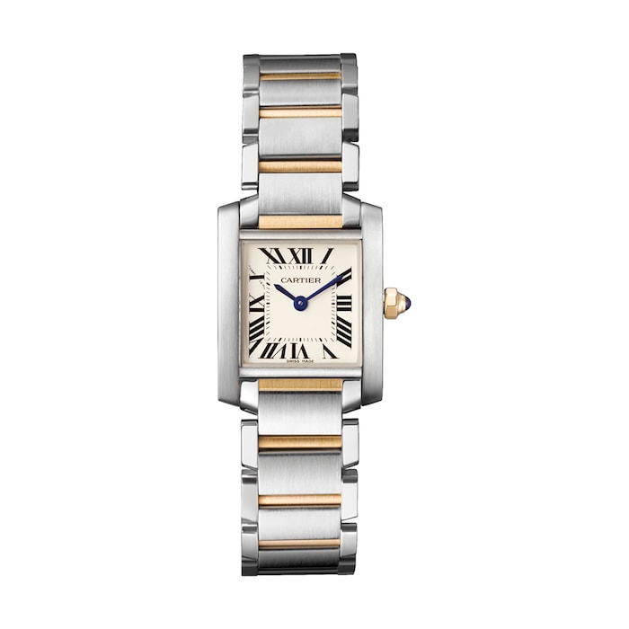 Cartier Tank Française Watch Small Model, Quartz Movement, Steel