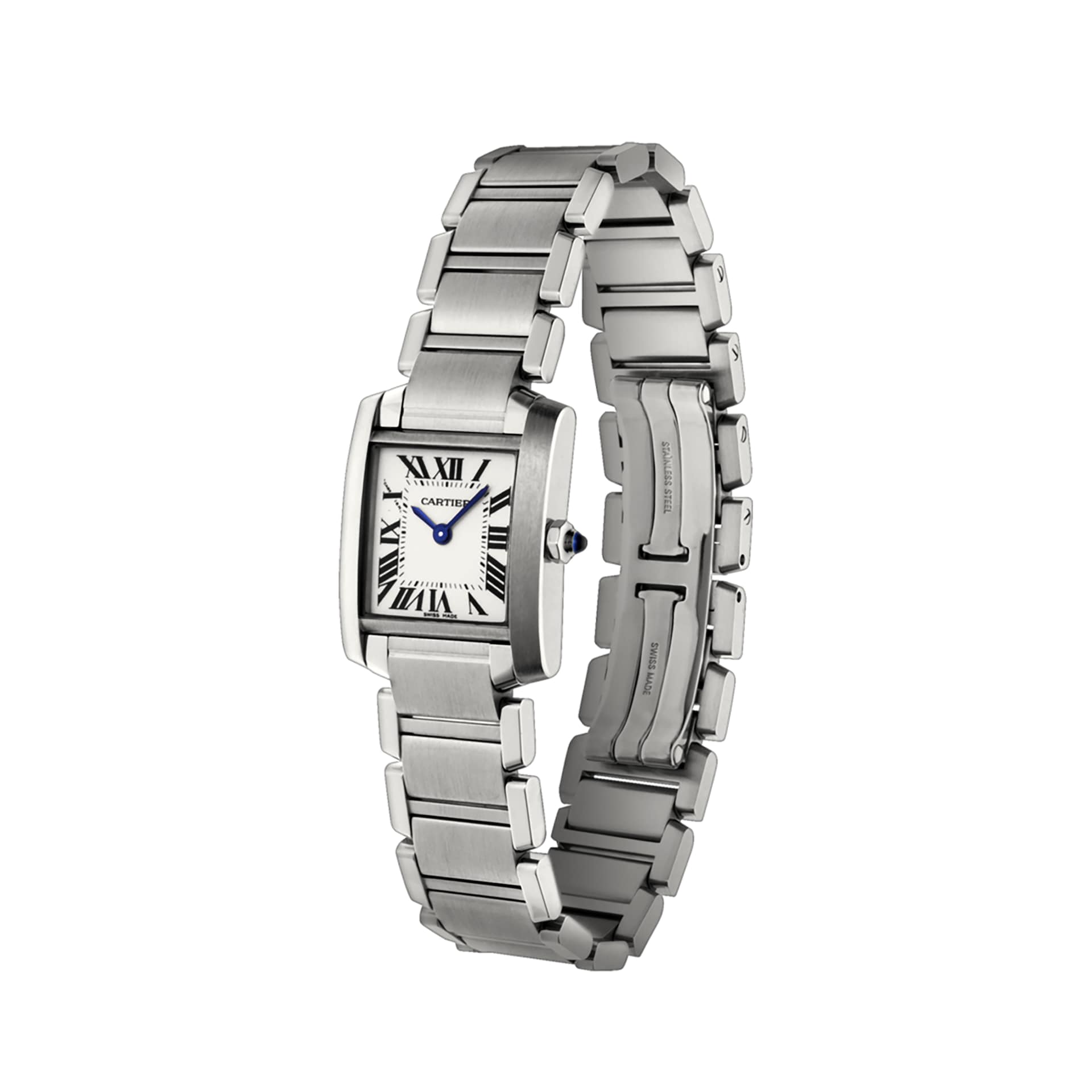 Cartier Tank Française Watch Small Model, Quartz Movement, Steel