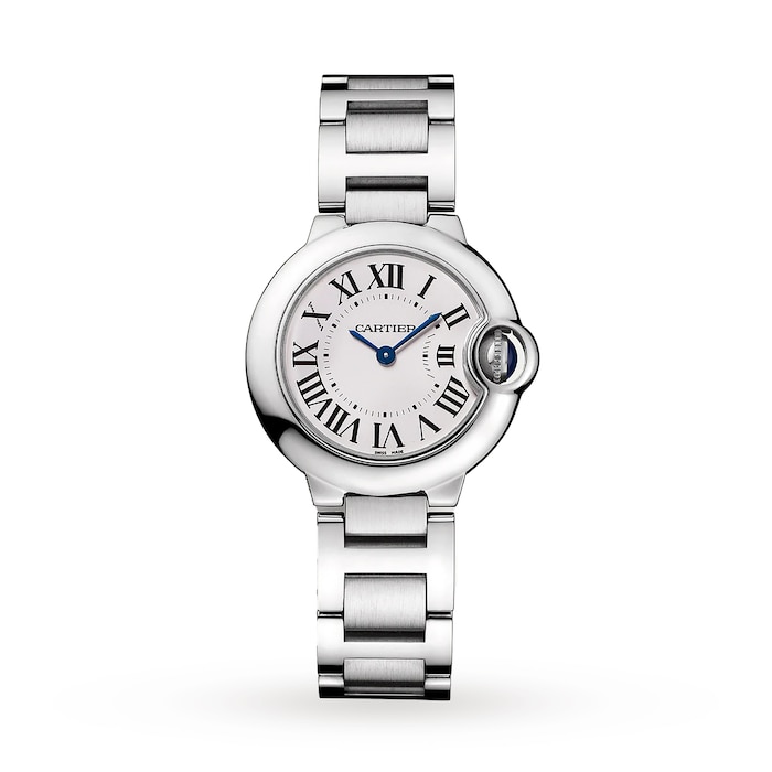 Cartier Ballon Bleu De Cartier Watch 28mm, Quartz Movement, Steel