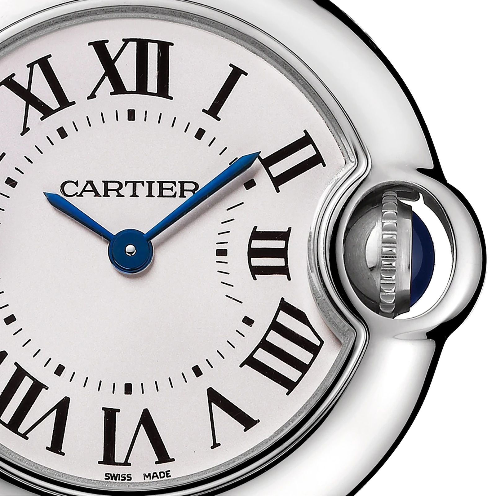 Cartier Ballon Bleu De Cartier Watch 28mm, Quartz Movement, Steel ...