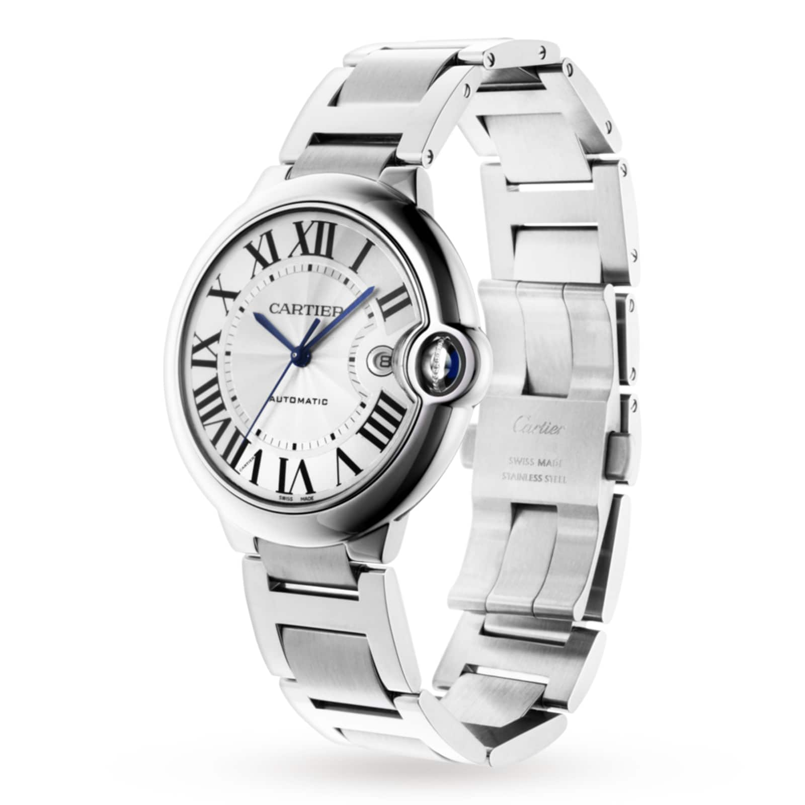 Cartier Ballon Bleu De Cartier Watch 42mm, Automatic Movement, Steel